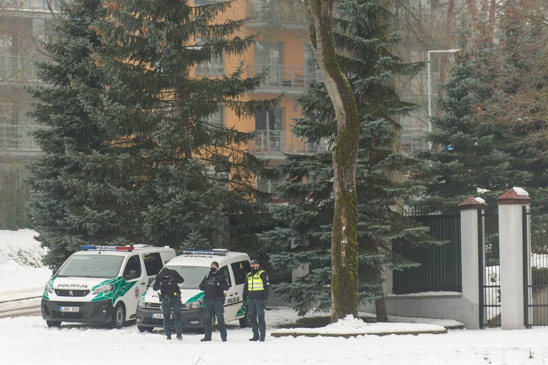 Po A. Navalno sulaikymo – piketas prie Rusijos ambasados Vilniuje