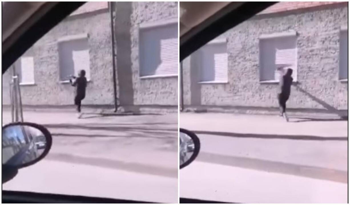 Šilutėje sulaikytas komisariato langus daužęs neblaivus vyras