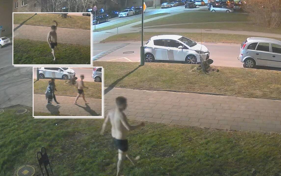 Žvejybos uosto rajono gyventojus šokiravo nuogalius