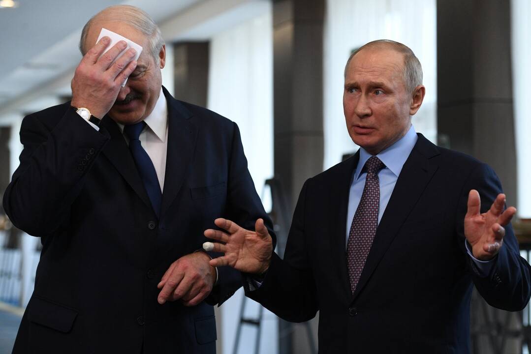 Aliaksandras Lukašenka ir Vladimiras Putinas
