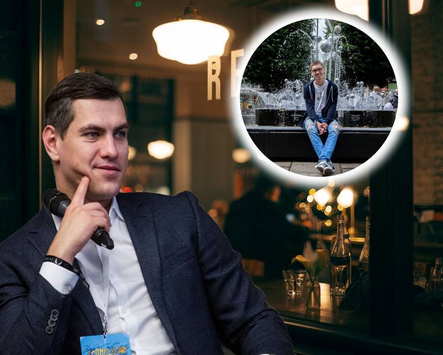 Justinas Jankevičius (kairėje) ir Mantas Bertulis
