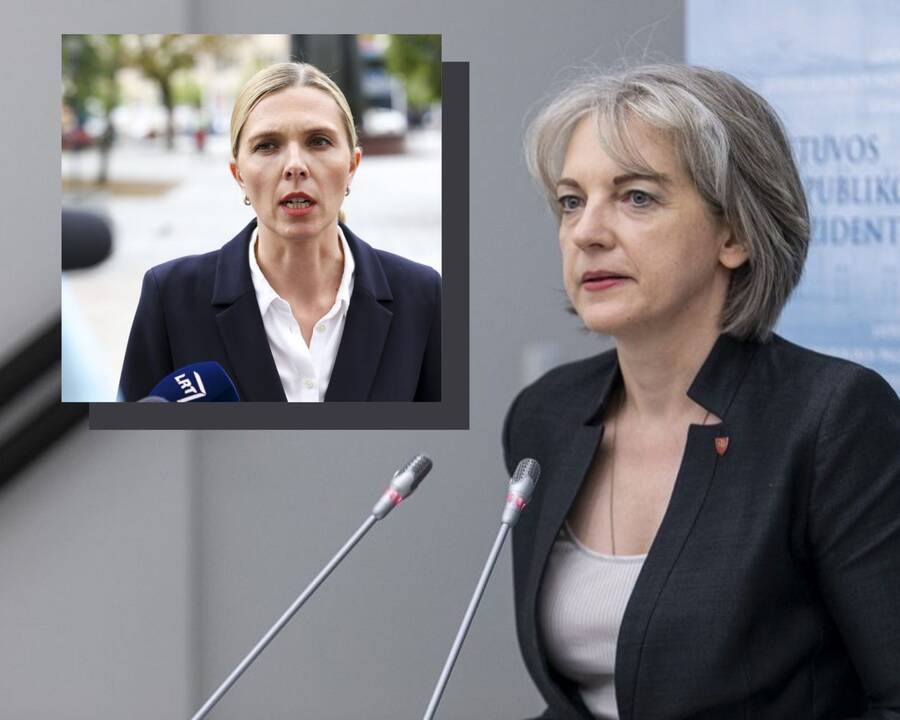 Agnė Bilotaitė (kairėje) ir Asta Skaisgirytė (dešinėje)