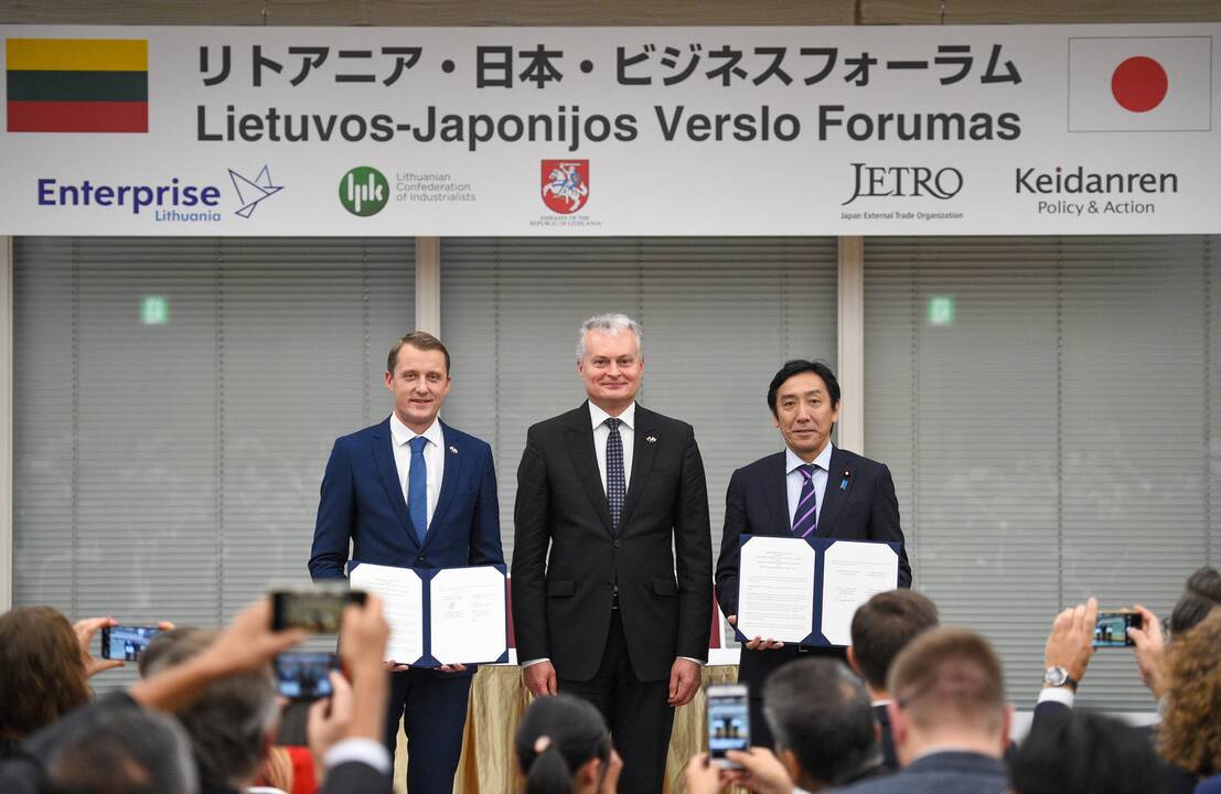 Prezidentas atidarė Lietuvos-Japonijos verslo forumą