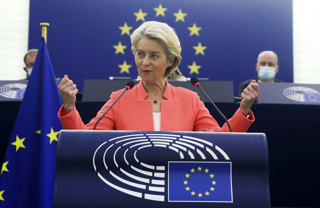 Migla: apie šiuo metu daug diskusijų sulaukiančią vadinamąją Europos kariuomenę U.von der Leyen savo kalboje tiesiogiai neužsiminė, tačiau akcentavo stipresnės ES gynybos būtinybę.