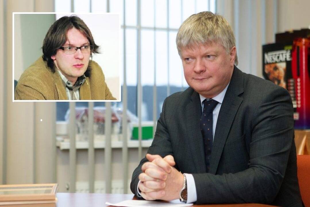 Ž. Morkvėnas (kairėje) ir Kęstutis Navickas (dešinėje)