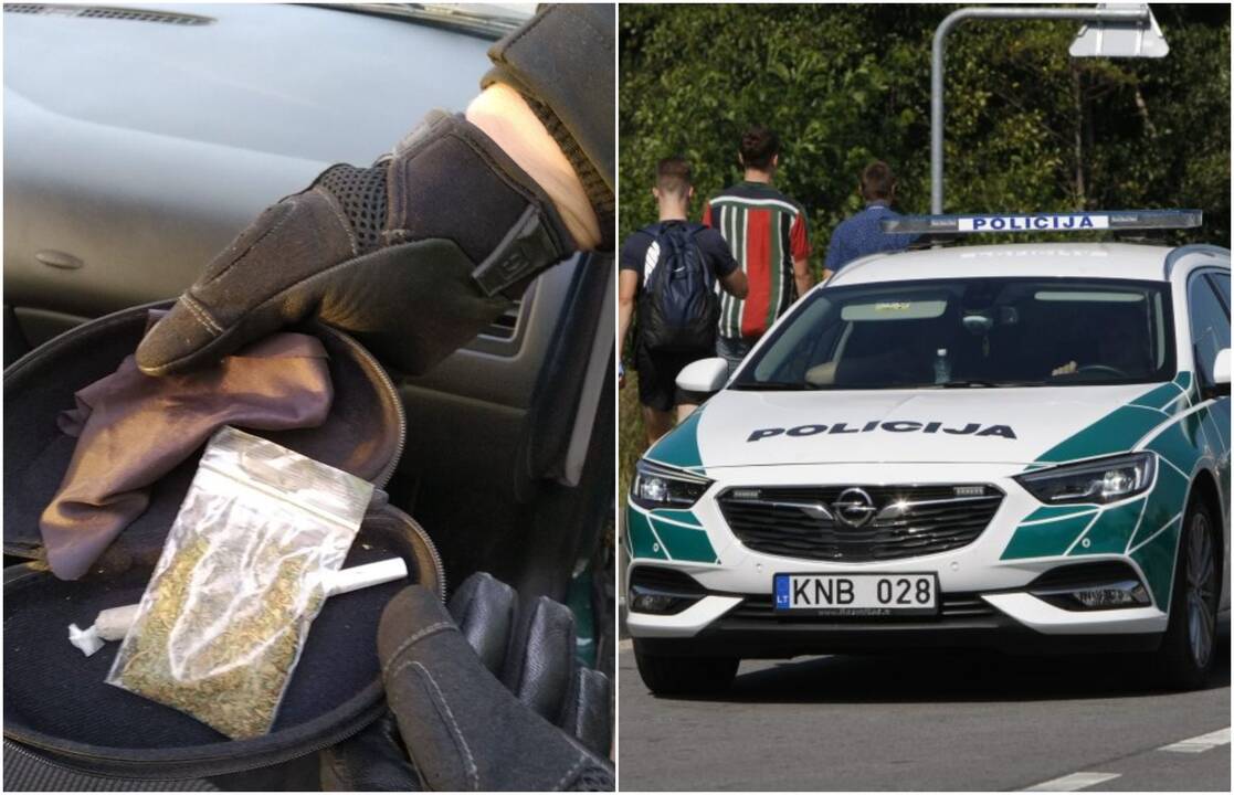 Kolegos krėtė policijos pareigūno automobilį ir namus: rado narkotikų