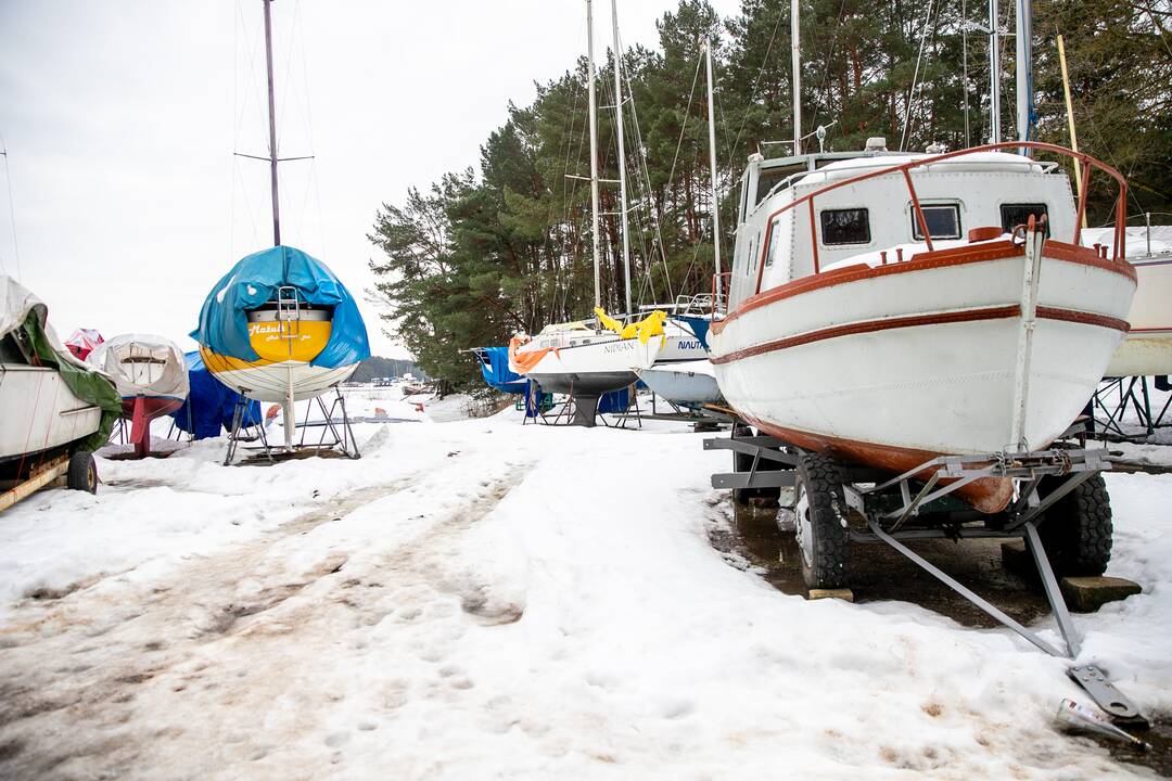 Požiūris: šiuos laivus Turistinių burlaivių savininkų asociacija savo nuožiūra susistatė prie marių.