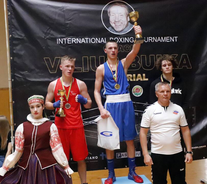 Varžovai: dėl V.Buikos turnyro trofėjų kovėsi devynių šalių boksininkai.