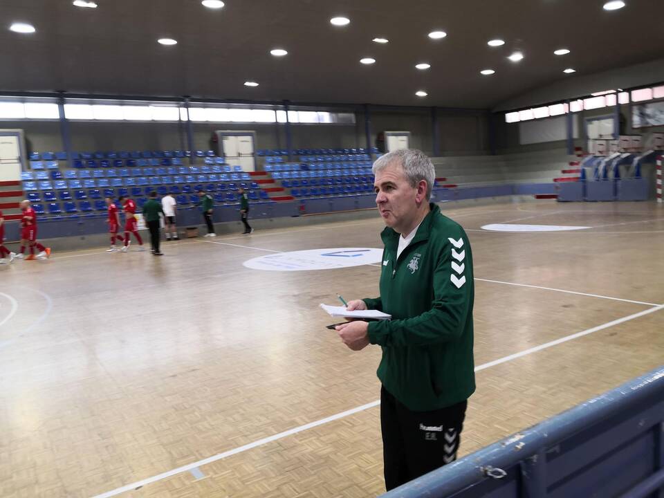 Lūkesčiai: J.Ryvkinas tikisi, kad jo vadovaujama Lietuvos salės futbolo rinktinė tinkamai pasiruoš pasaulio čempionato finalo turnyrui.
