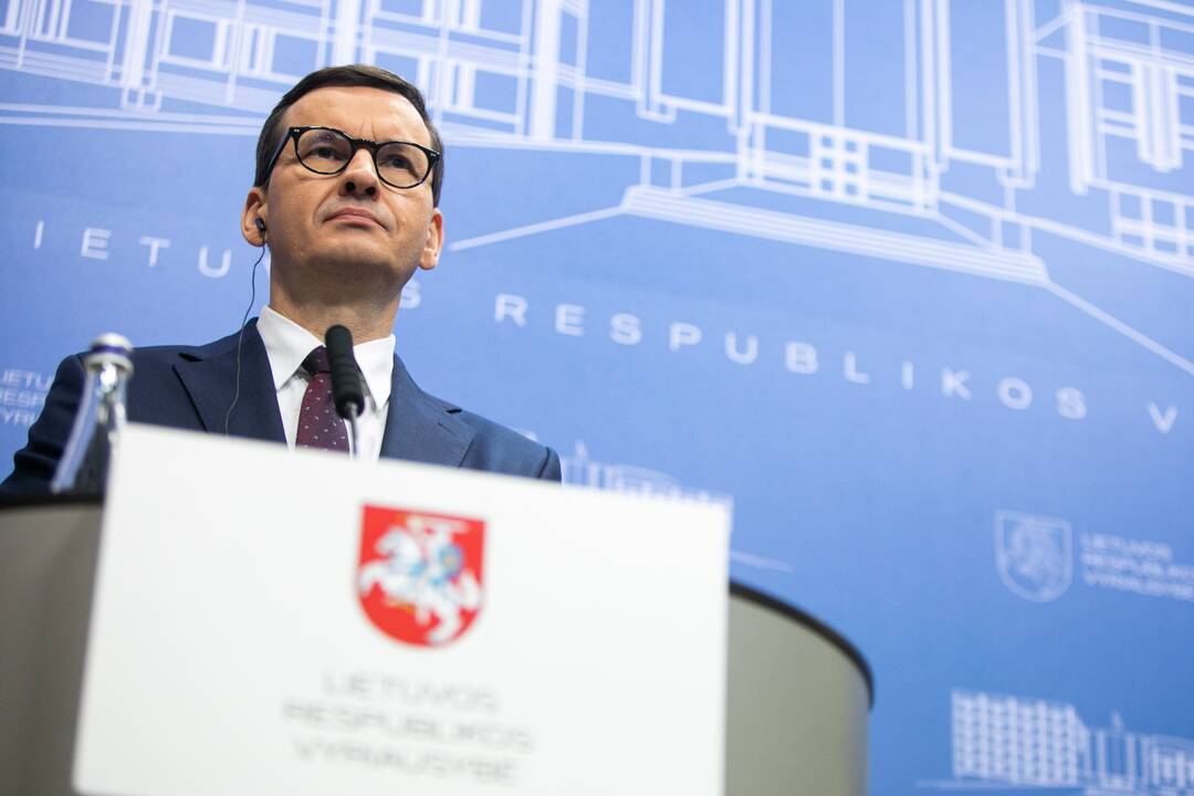 Lietuvos ir Lenkijos ministrų pirmininkų spaudos konferencija