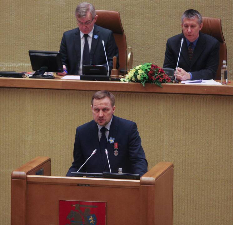 Laisvės premijos įteikimo partizanams ceremonija
