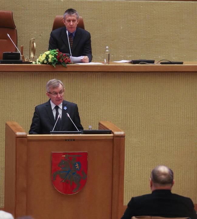 Laisvės premijos įteikimo partizanams ceremonija