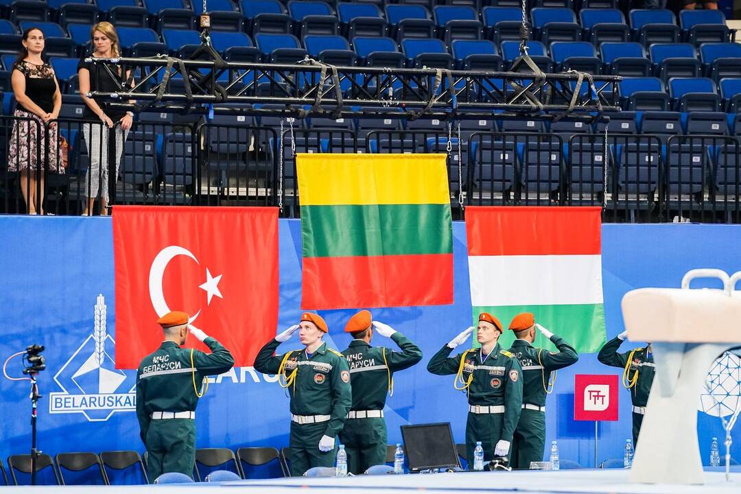 Gimnastas R.Tvorogalas Europos žaidynėse iškovojo auksą