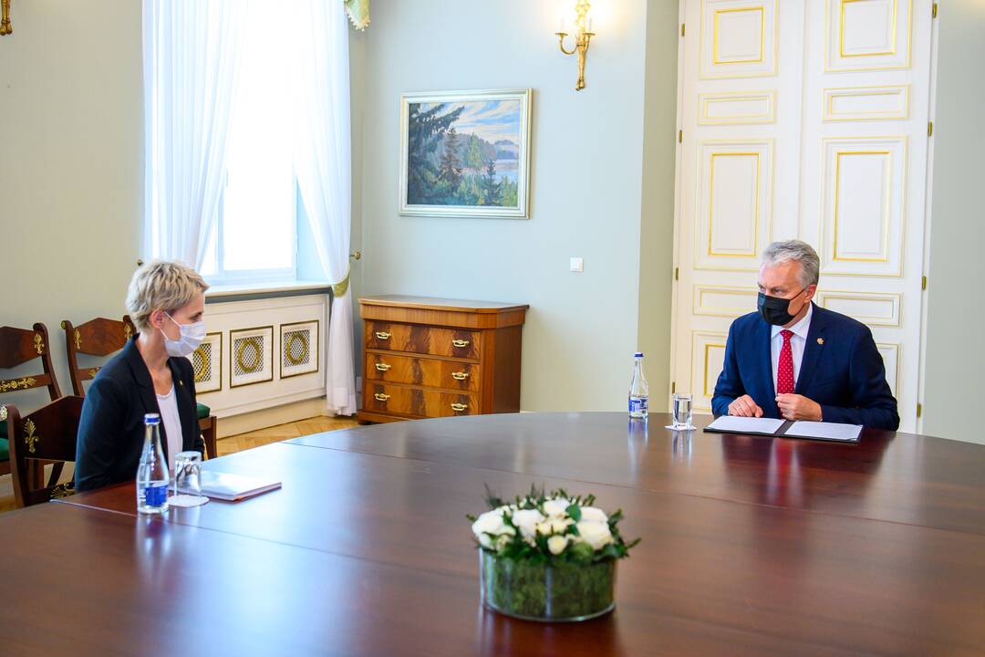 Nida Grunskienė ir Gitanas Nausėda