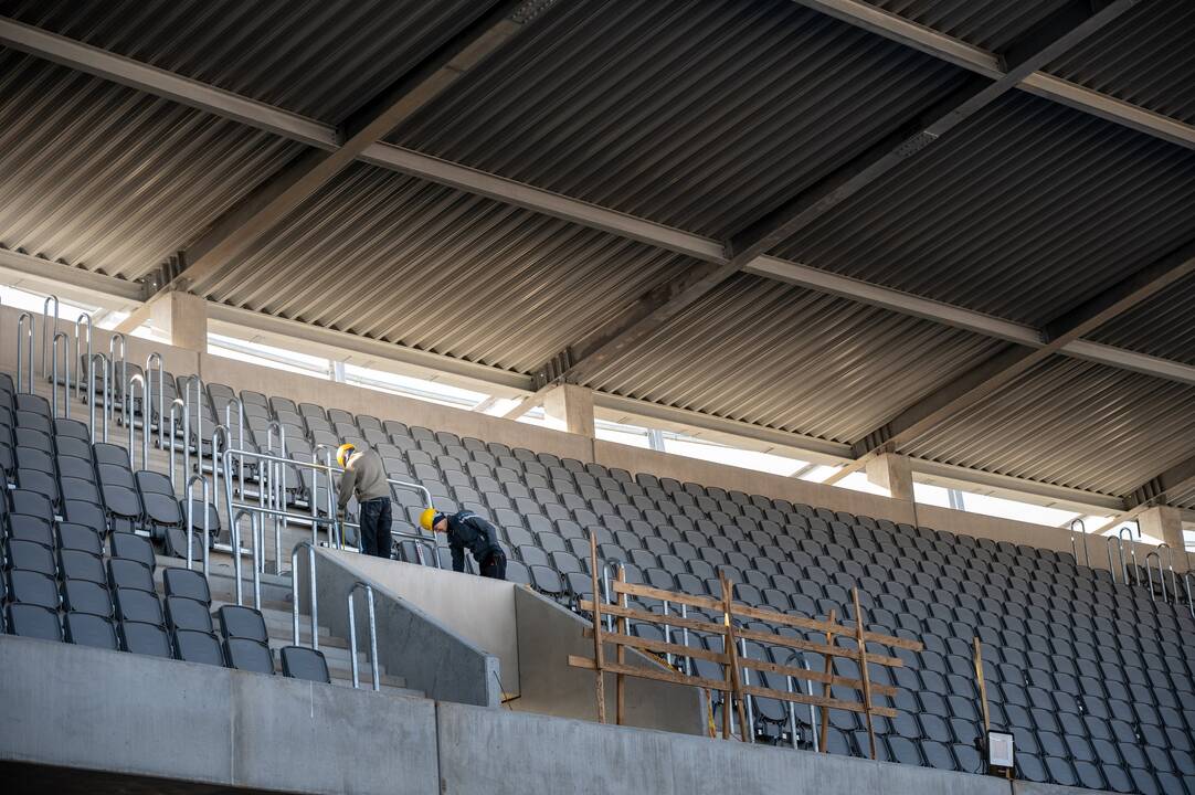 Procesas: Dariaus ir Girėno stadione jau atlikta apie 85 proc. darbų.