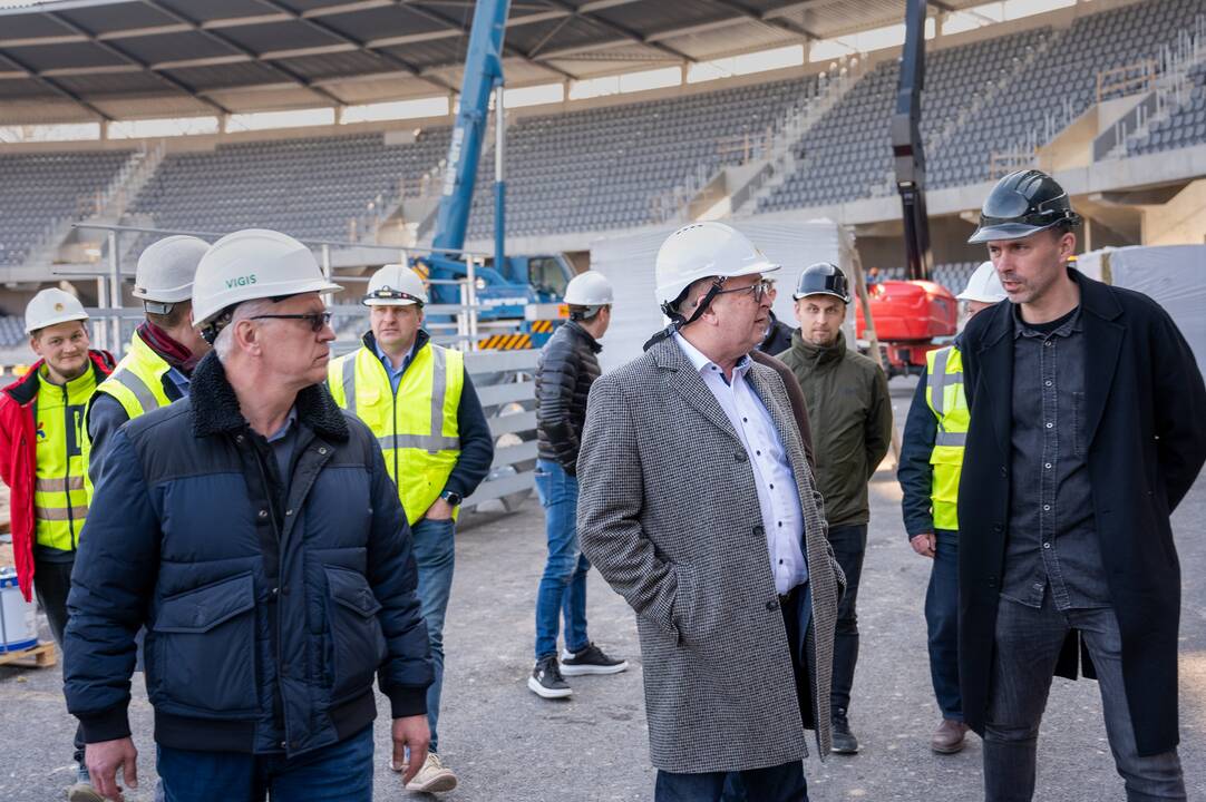 Procesas: Dariaus ir Girėno stadione jau atlikta apie 85 proc. darbų.