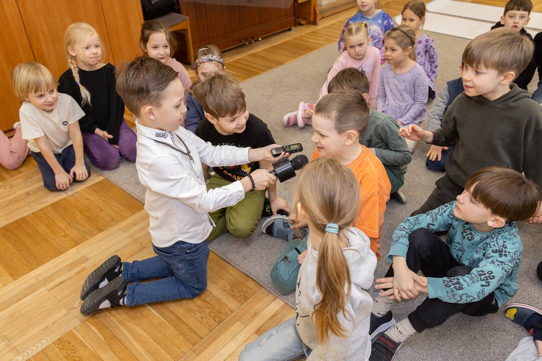 Mažųjų kauniečių pažintis su žurnalistika
