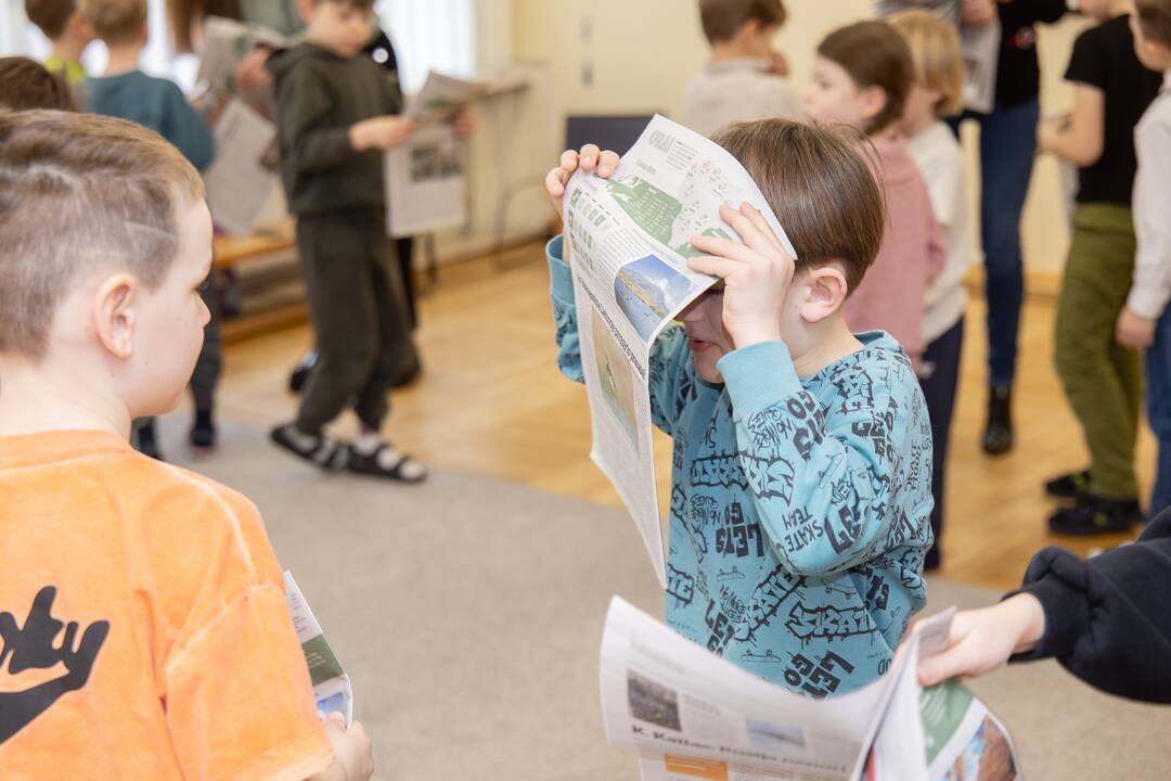 Mažųjų kauniečių pažintis su žurnalistika