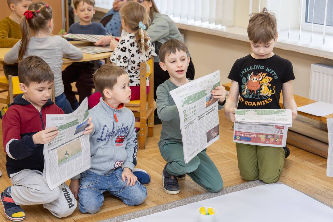 Mažųjų kauniečių pažintis su žurnalistika