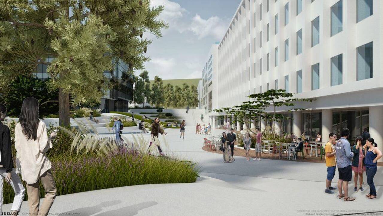 Eiga: Vienybės aikštės atgimimu besirūpinantys P.Seippas, Ch.Rueckeris ir R.Giedraitis teigė, kad teko susidurti su daugybe iššūkių, tačiau rezultatas įvertintas tarptautiniu apdovanojimu.