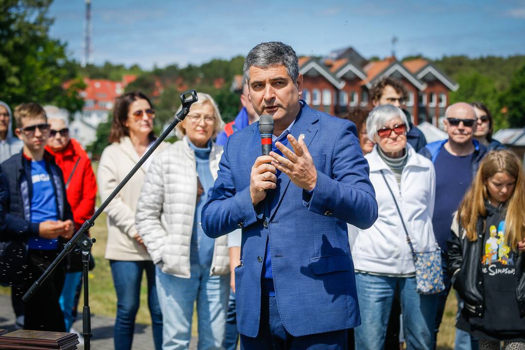 Neringoje atidarytas Šlovės takas