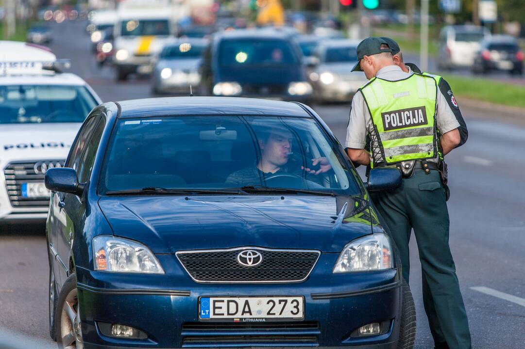 Policijos reidas Taikos prospekte