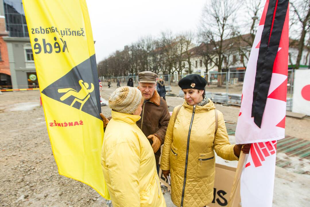 Šančių protestas dėl automobilių plovyklos