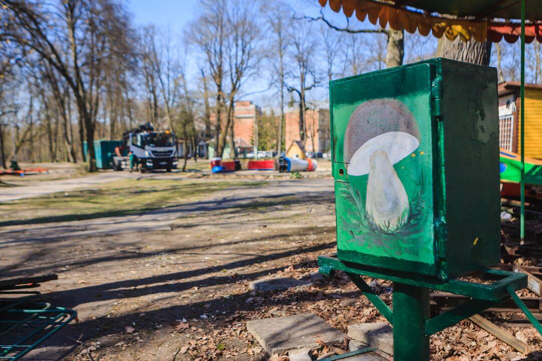 Ardomos Vytauto parko karuselės