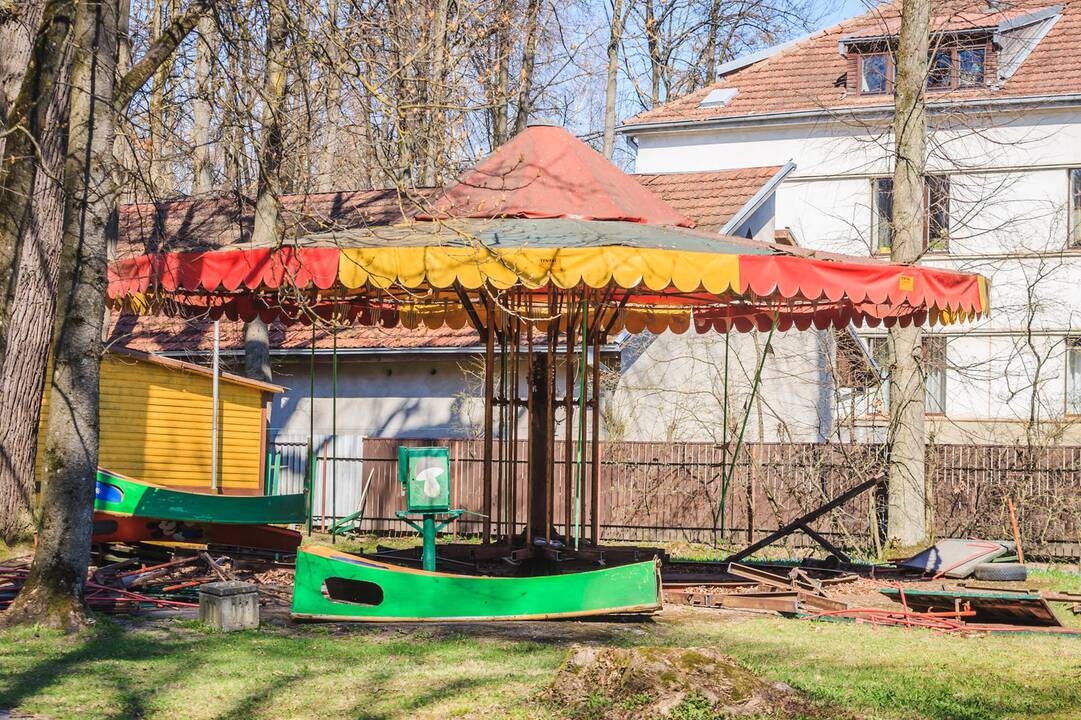 Ardomos Vytauto parko karuselės