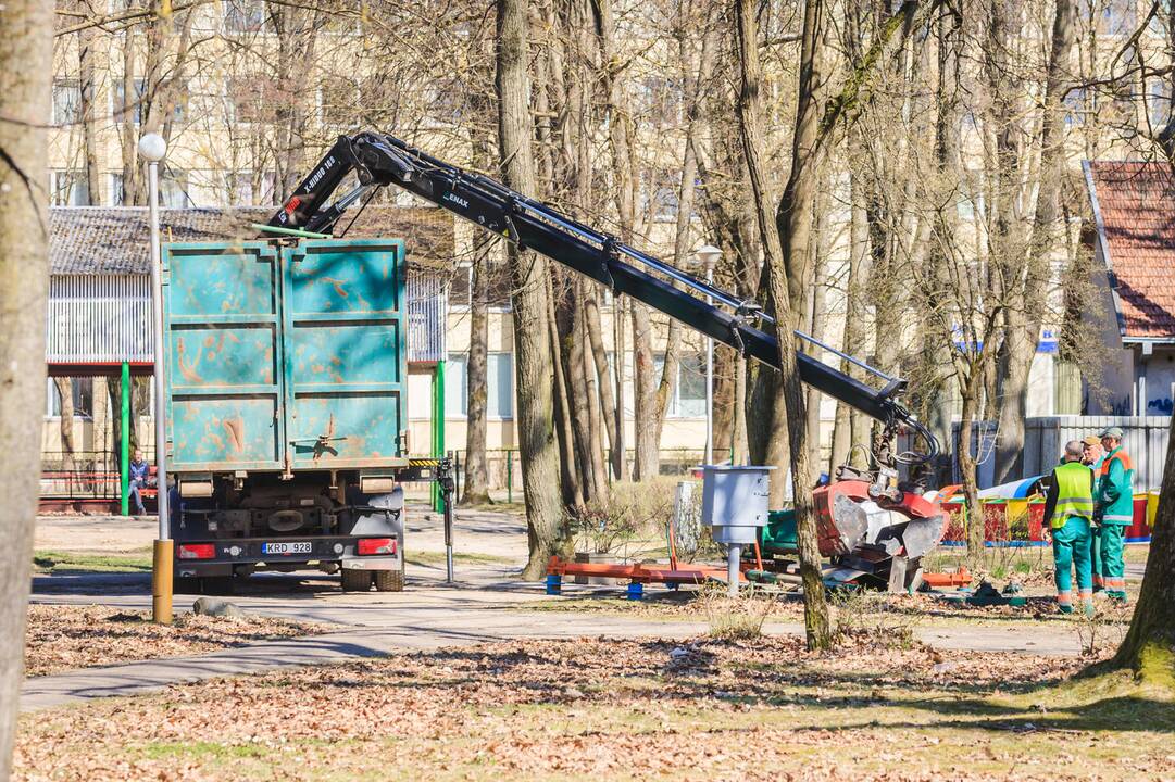Ardomos Vytauto parko karuselės
