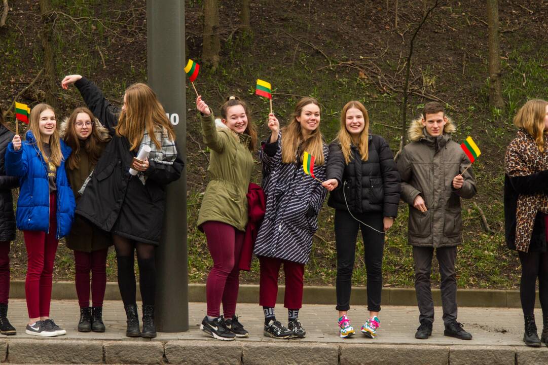 „Tautiška giesmė“ nuo Kauno kalvų