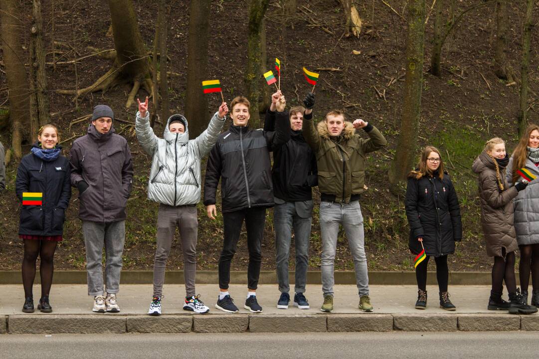 „Tautiška giesmė“ nuo Kauno kalvų
