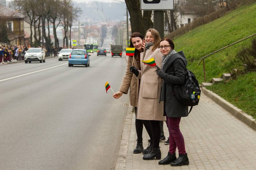 „Tautiška giesmė“ nuo Kauno kalvų