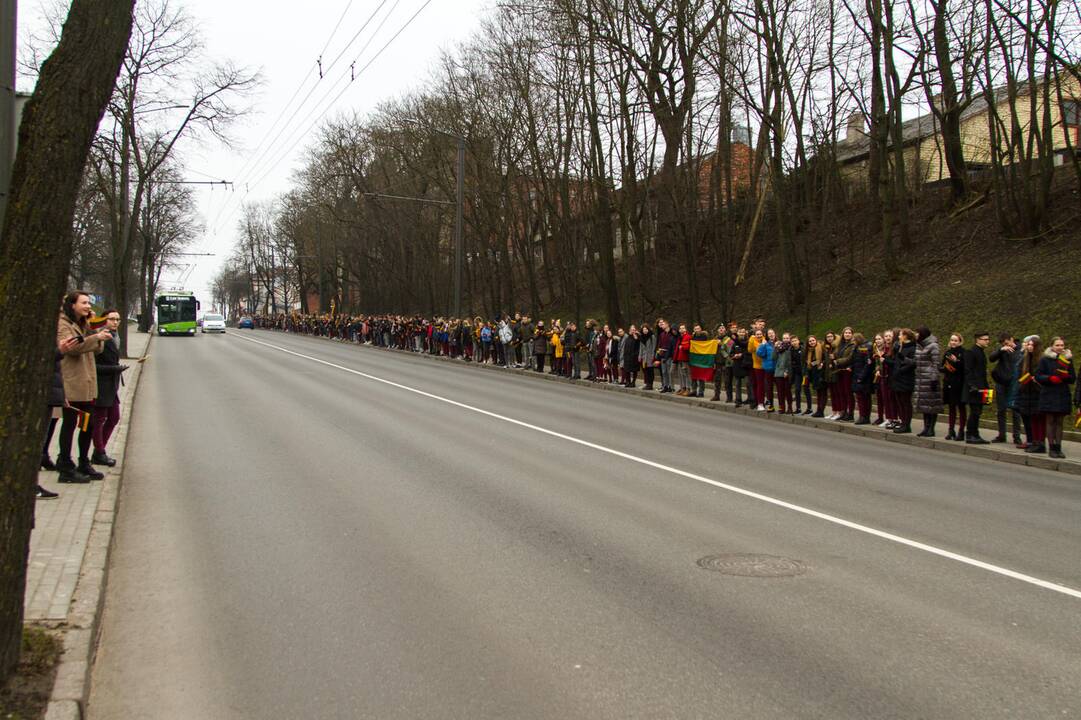 „Tautiška giesmė“ nuo Kauno kalvų