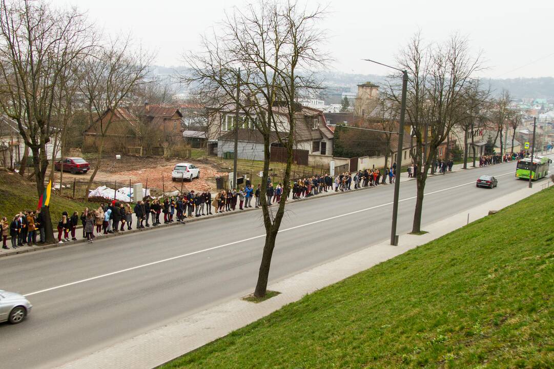 „Tautiška giesmė“ nuo Kauno kalvų