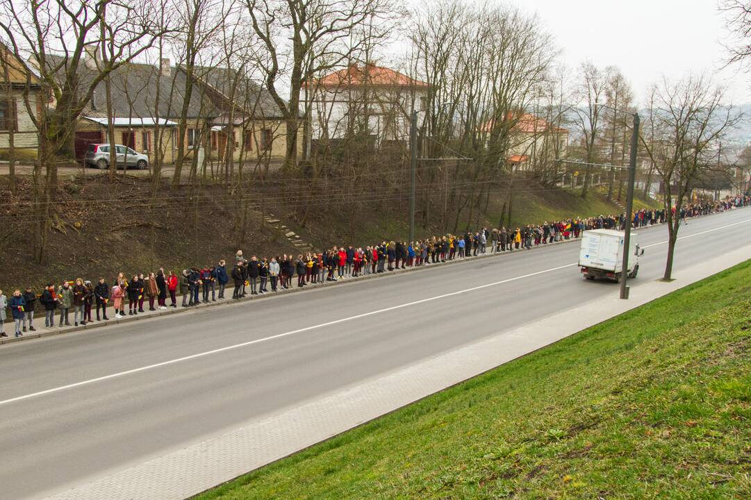 „Tautiška giesmė“ nuo Kauno kalvų
