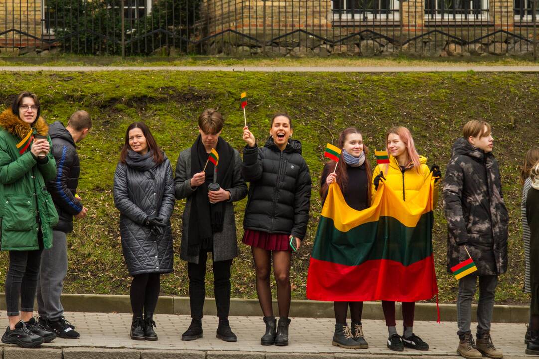 „Tautiška giesmė“ nuo Kauno kalvų