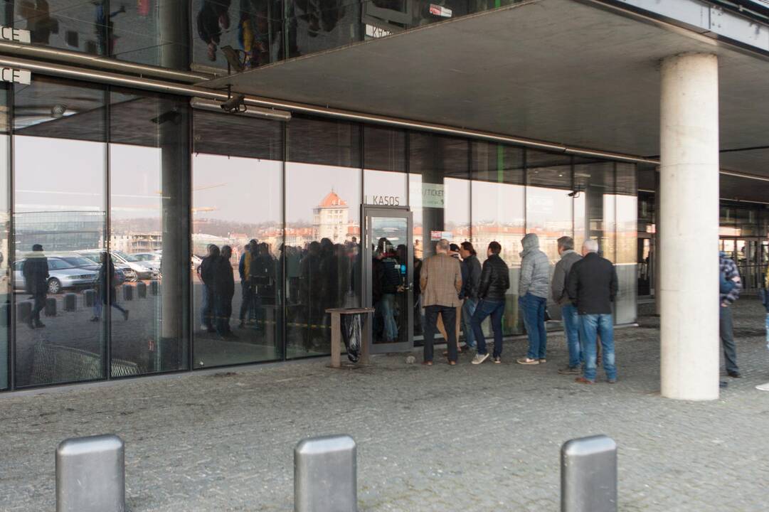 Eilės prie bilietų į "Žalgirio" varžybas