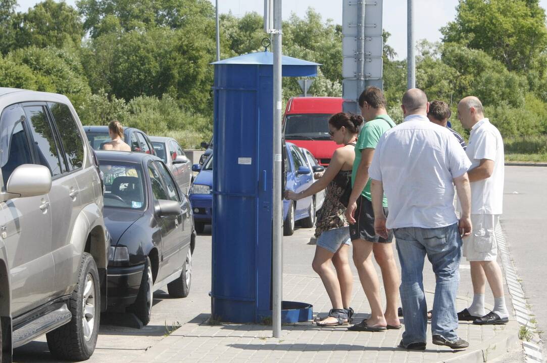 Iš rinkliavos už automobilių stovėjimą uždirbo trečdaliu daugiau