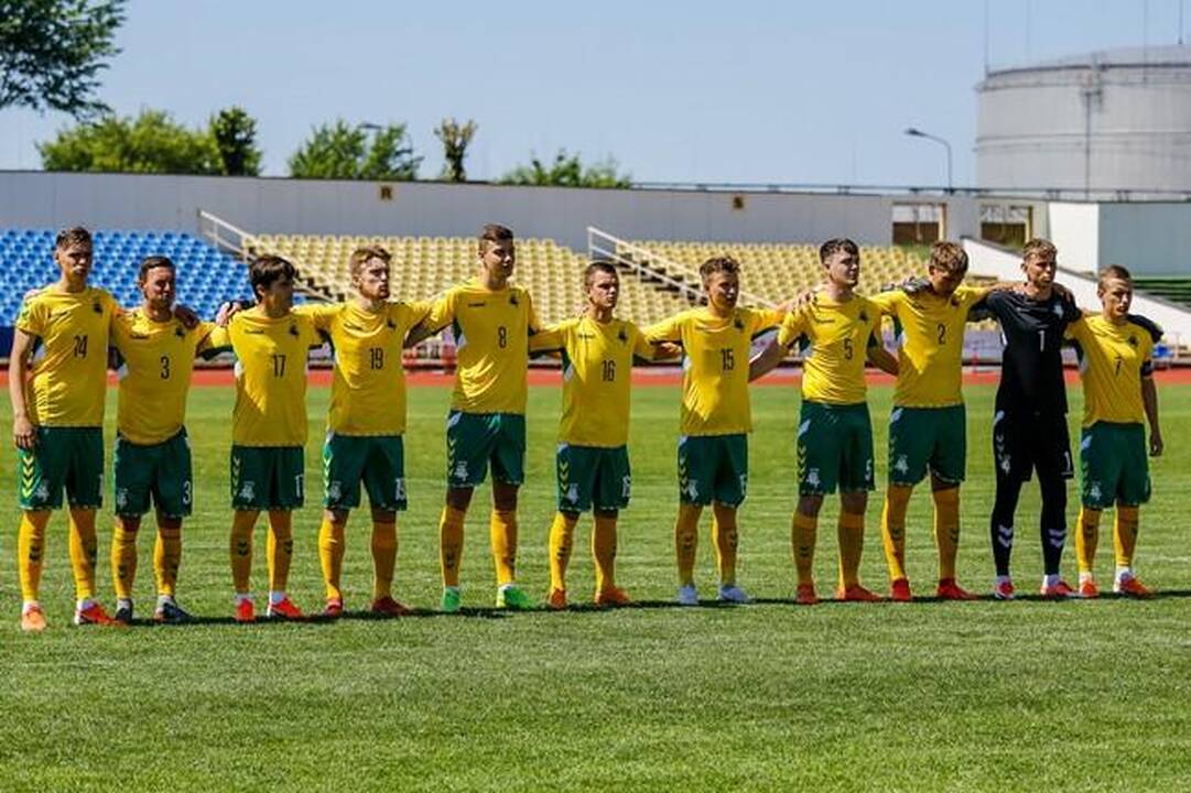 Lietuvos jaunimo futbolo rinktinei – dviguba išvyka