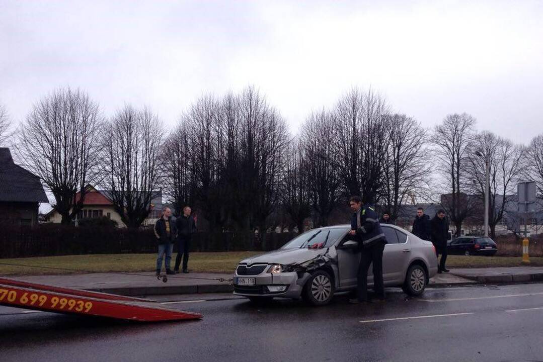 Automobilių avarija Klaipėdoje