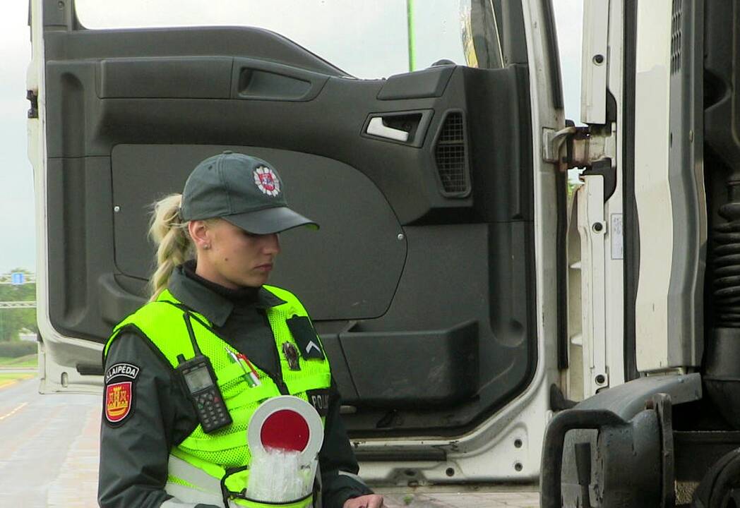 Kelių policija savaitgalį vykdė reidus