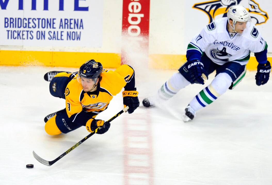 "Predators" klubo ledo ritulininkai tapo vienvaldžiais NHL lyderiais