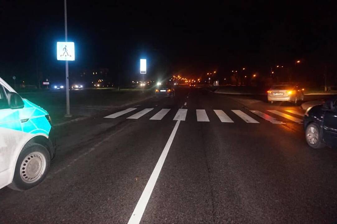 Vaiką sužeidė neapšviestoje pėsčiųjų perėjoje