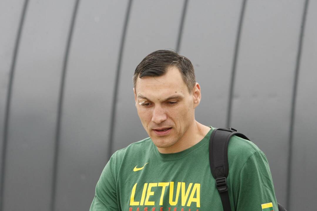Krepšinio rinktinės treniruotė Palangoje