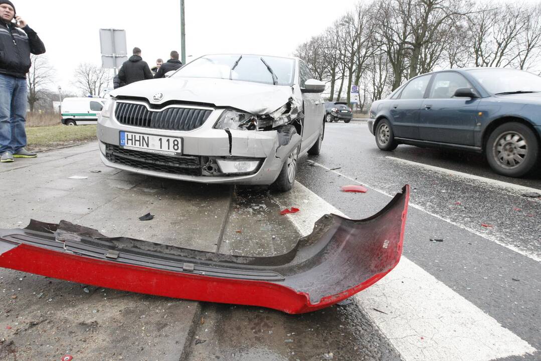 Automobilių avarija Klaipėdoje