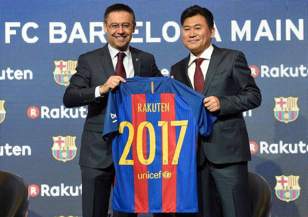 „Barcelona“ pristatė naują marškinėlių rėmėją, kuris suplos 220 mln. eurų