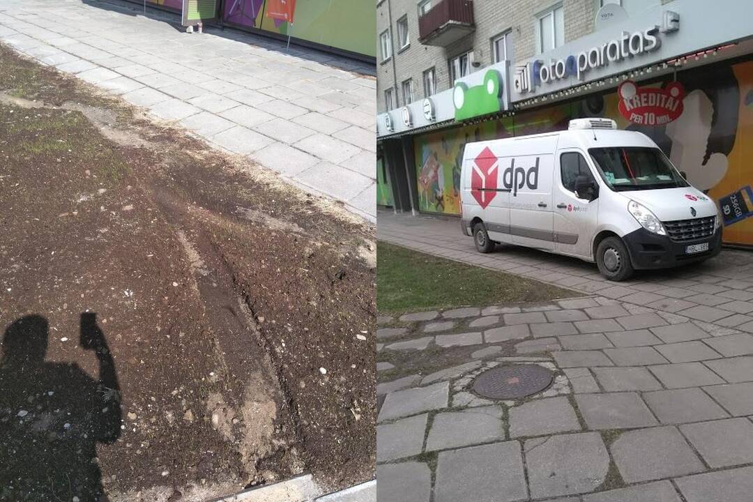 Užfiksavo: netvarkos neapsikentusi gyventoja pradėjo fotografuoti pažeidėjus.