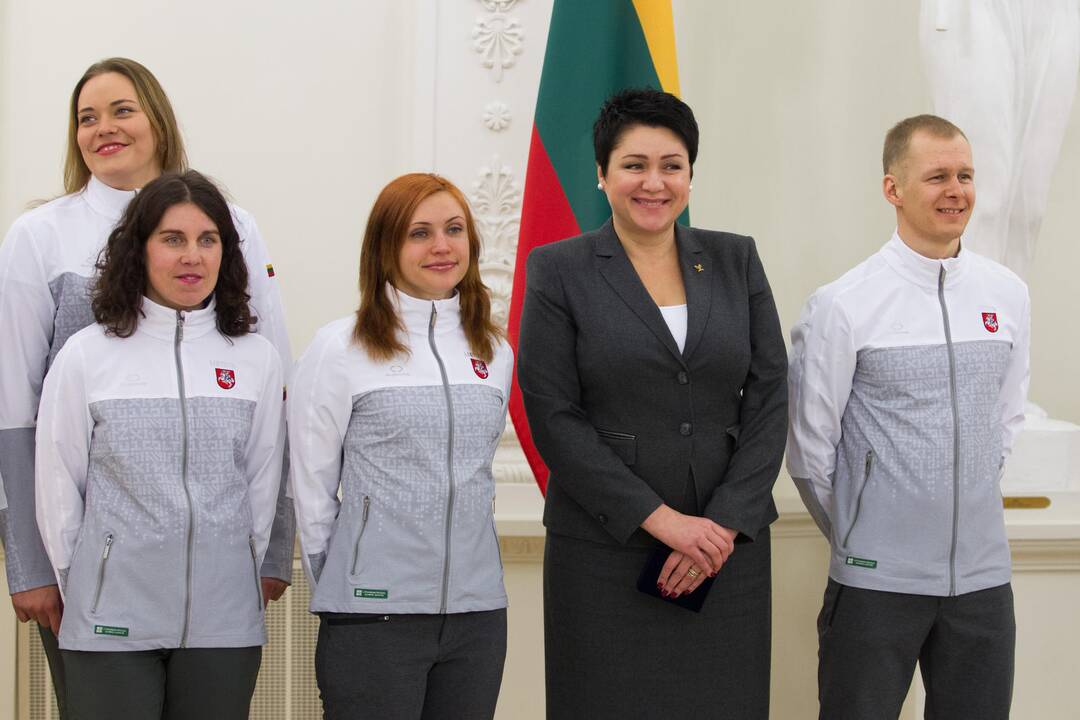 Rinktinė išlydėta į žiemos olimpines žaidynes