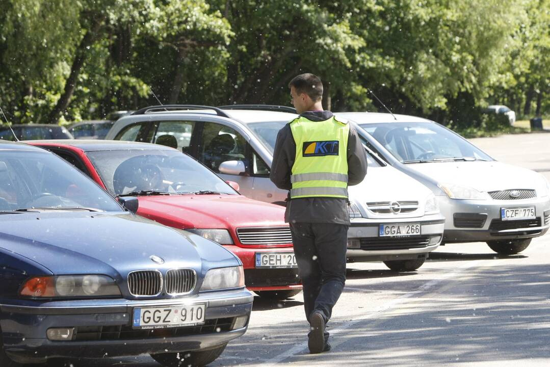 Vertinimas: žaliojoje zonoje už automobilių stovėjimą mokama pavyzdingiausiai.